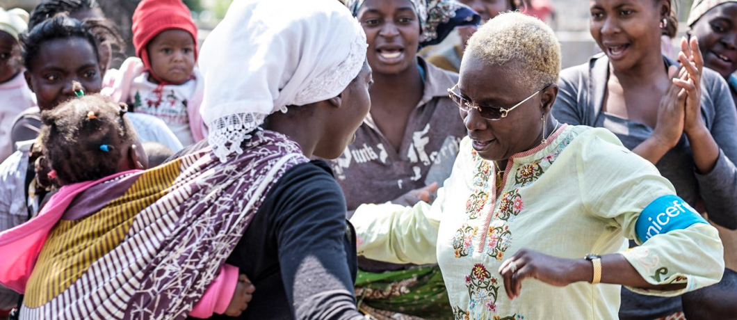 UNICEF Benin with Angelique Kidjo